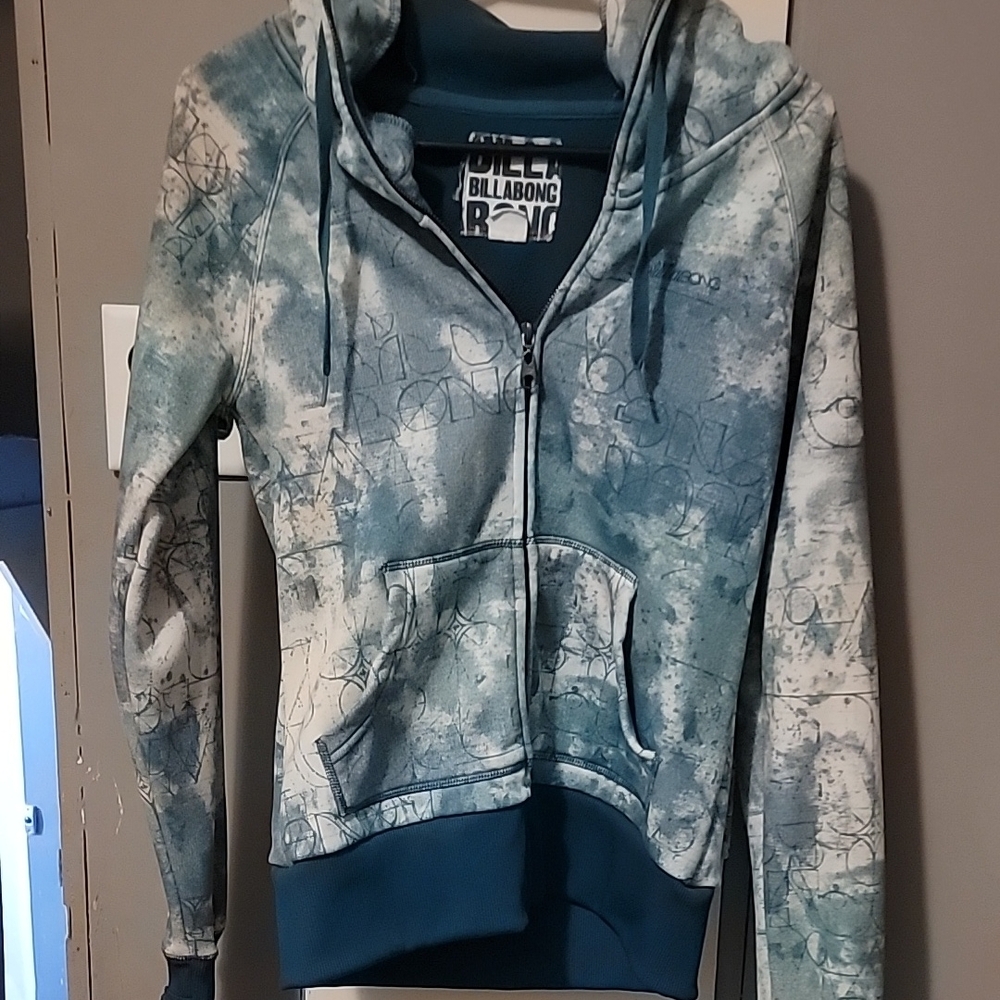 Billabong Blue Graphic Hoodie